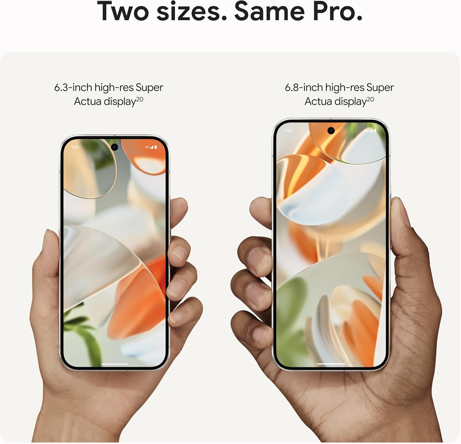 Google Pixel 9 Pro XL - Unlocked Android Smartphone with Gemini, Triple Rear Camera System, 24-Hour Battery, and 6.8 Super Actua Display - Hazel - 128 GBin