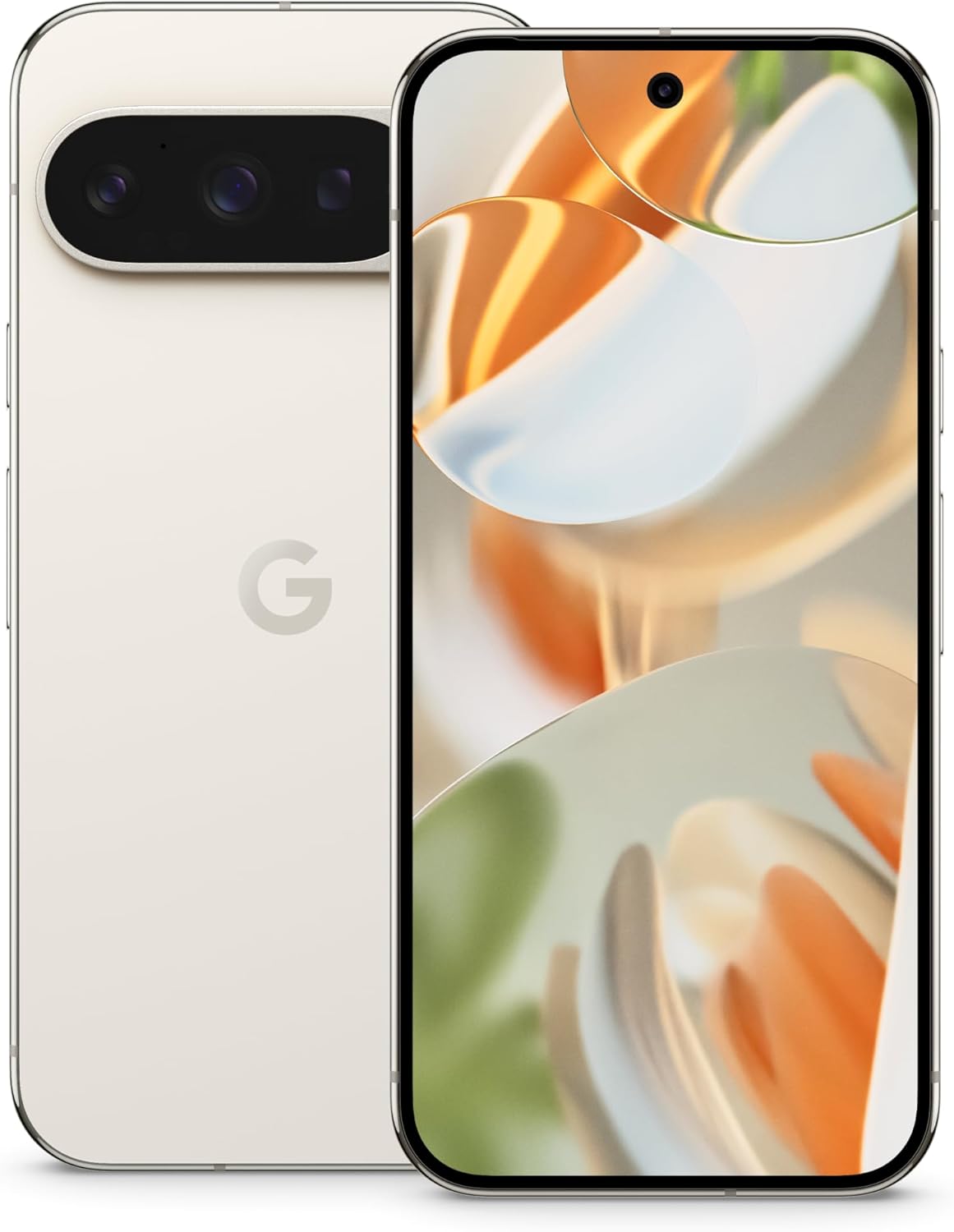 Google Pixel 9 Pro - Unlocked Android Smartphone with Gemini, Triple Rear Camera System, 24-Hour Battery, and 6.3 Super Actua Display - Porcelain - 256 GBin