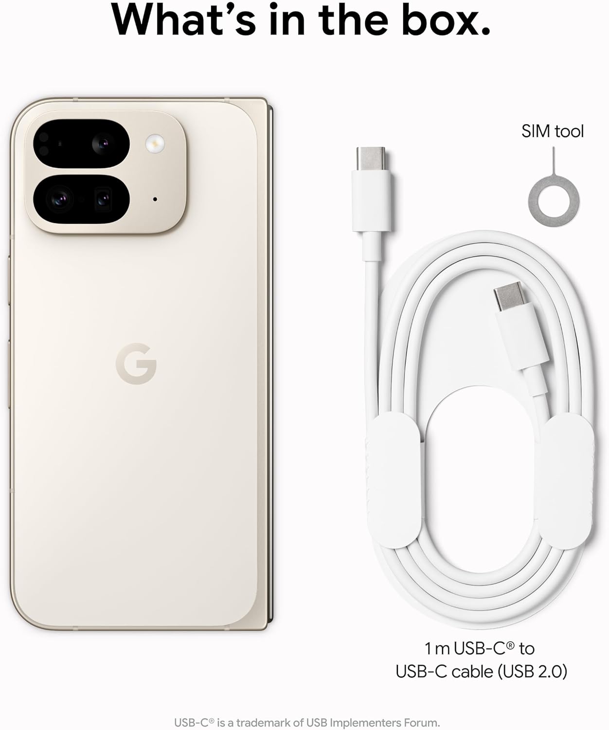 Google Pixel 9 Pro Fold - Unlocked Android Smartphone with Gemini - Advanced Triple Rear Camera System - Foldable Display - Hands-Free Video - Obsidian - 256 GB