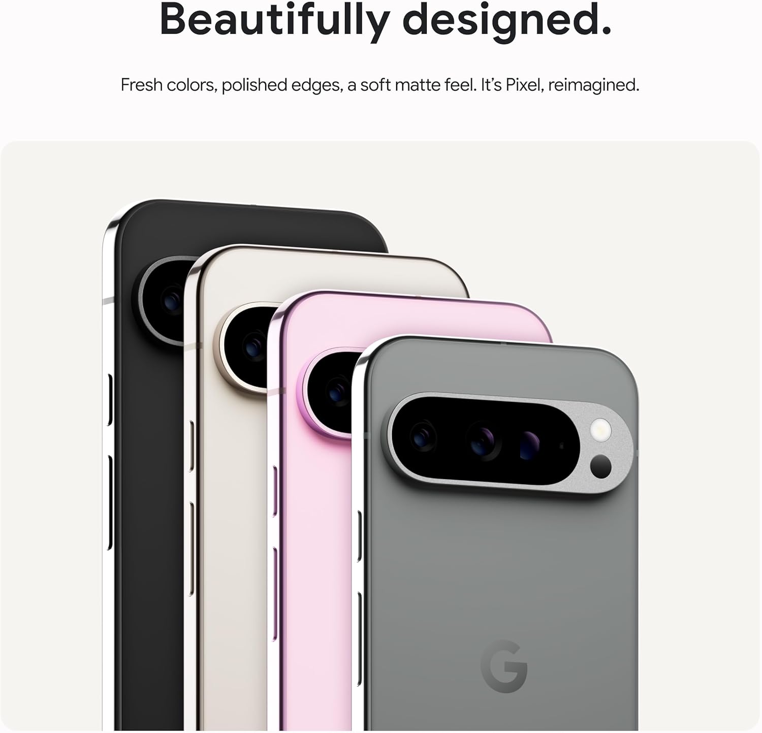 Google Pixel 9 Pro XL - Unlocked Android Smartphone with Gemini, Triple Rear Camera System, 24-Hour Battery, and 6.8 Super Actua Display - Hazel - 128 GBin